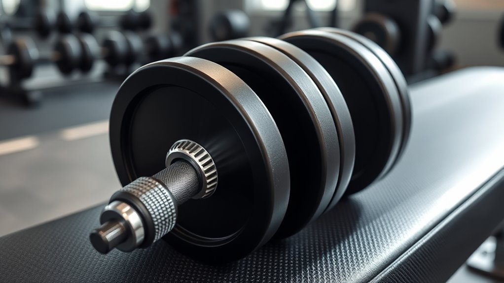 adjustable dumbbell weight adjustment