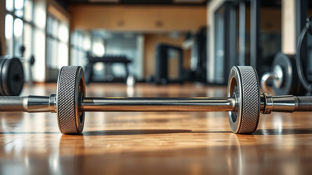 average gym bar weight