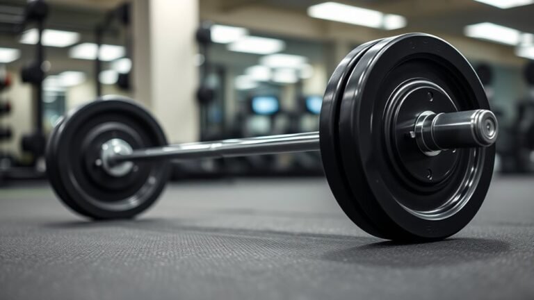 average gym barbell weight