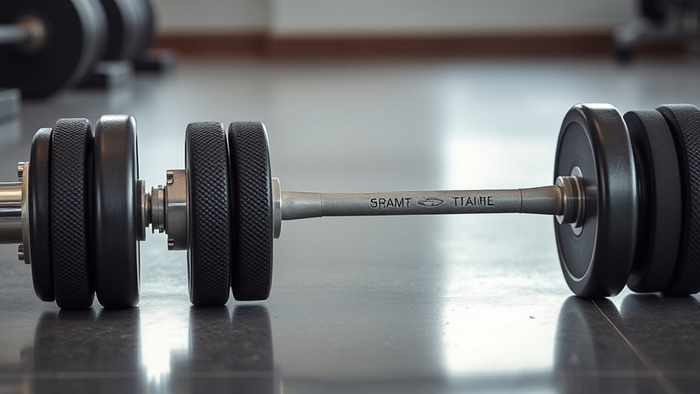 barbell size and weight