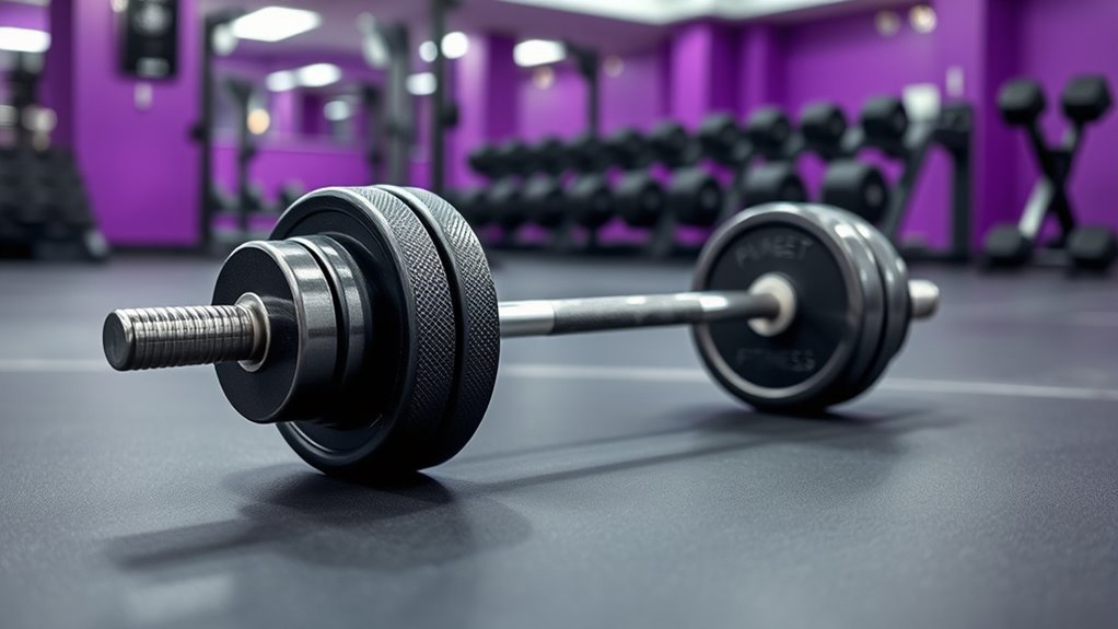 barbell weight at planet fitness