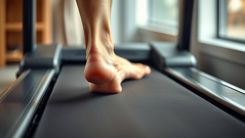barefoot treadmill walking benefits