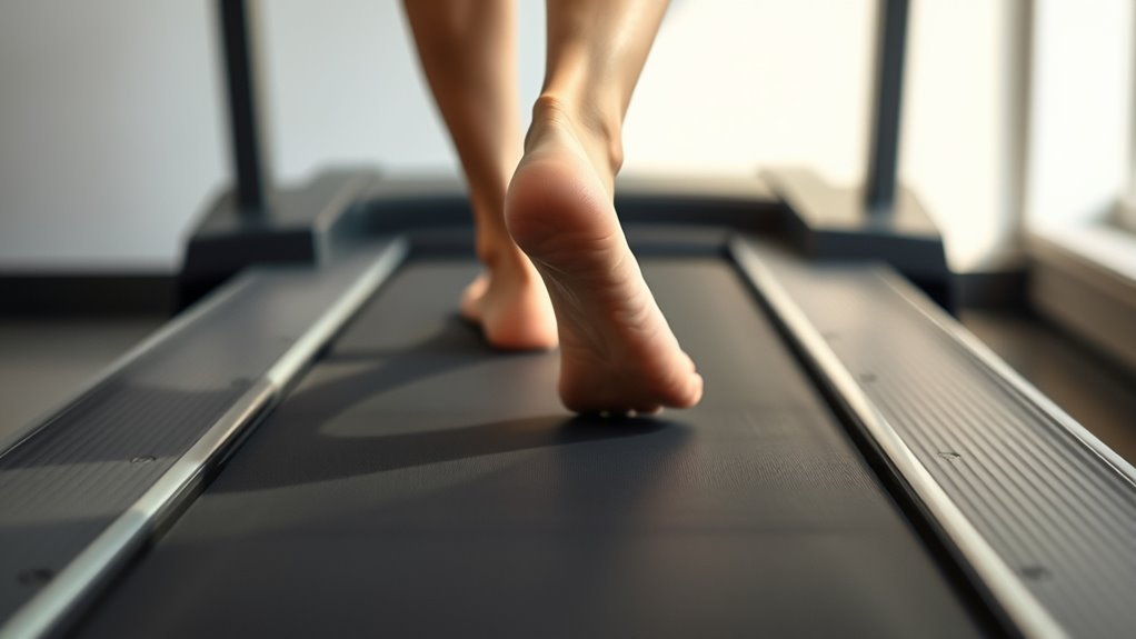 barefoot treadmill walking benefits