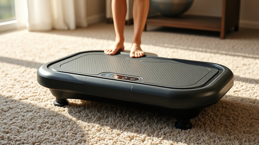 carpet reduces vibration effectiveness
