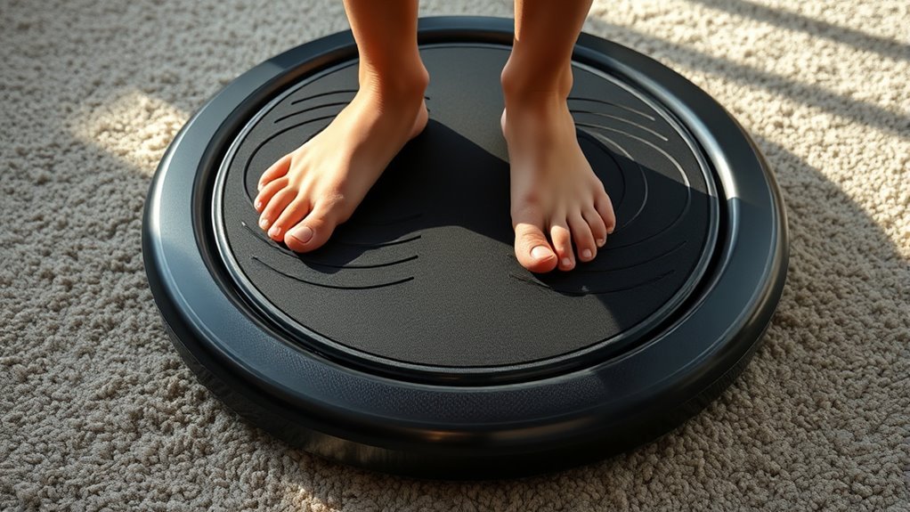 carpet reduces vibration effectiveness