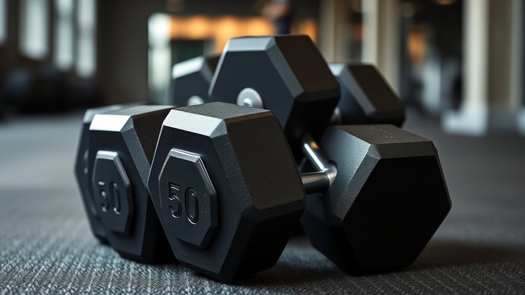 durable stable heavy dumbbells