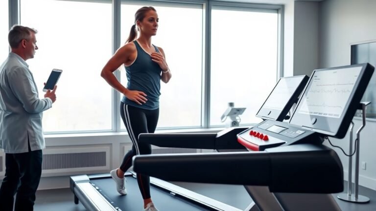 duration of treadmill test