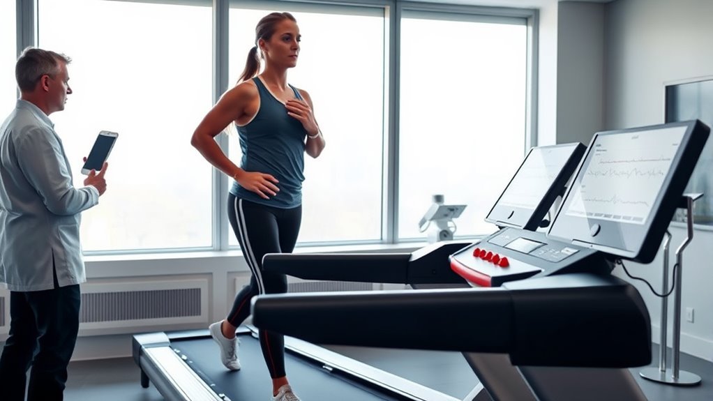 duration of treadmill test