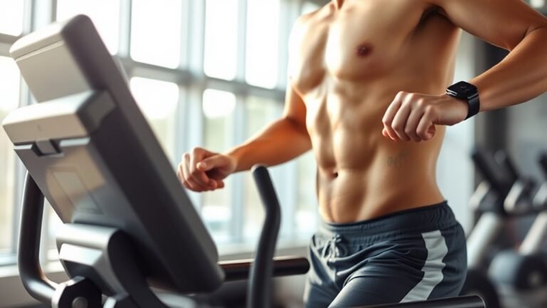 elliptical impacts stomach muscles