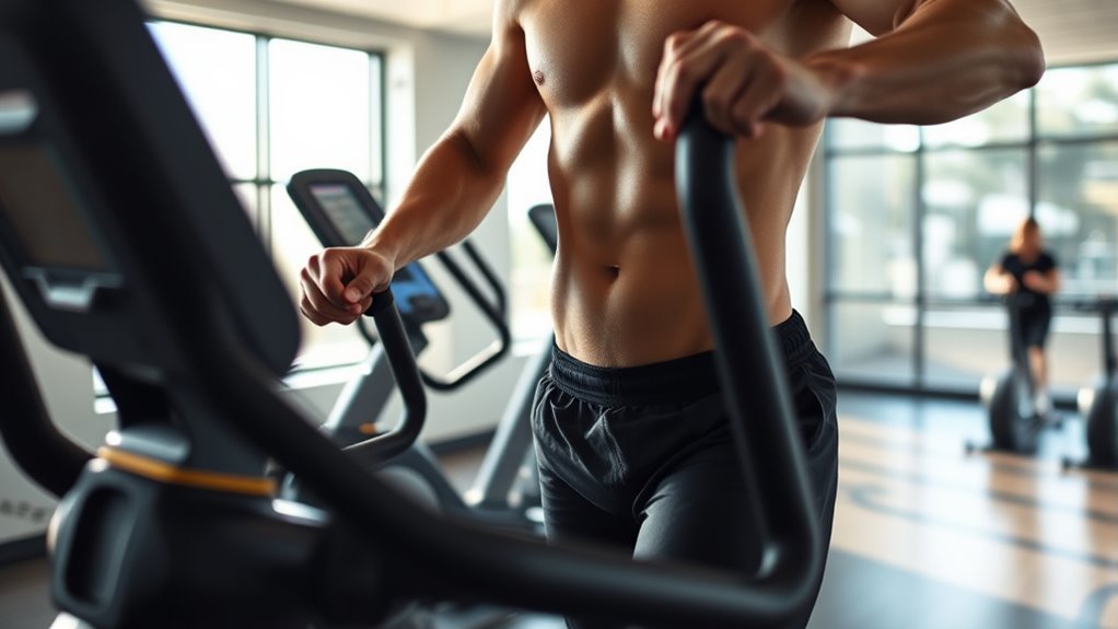 elliptical machine belly fat