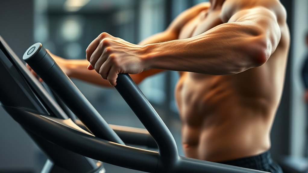 engage upper body muscles