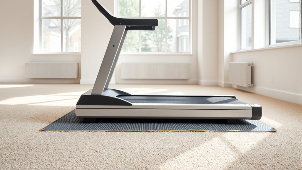 ensure proper treadmill ventilation