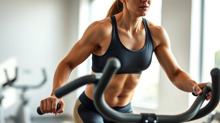 exercise bikes target abs