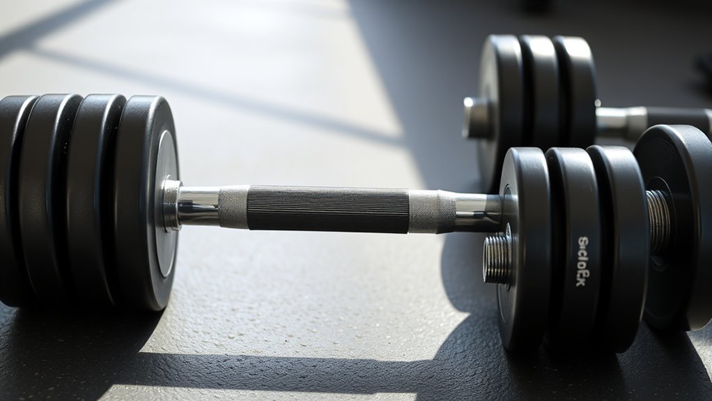 fixed or adjustable dumbbell bars