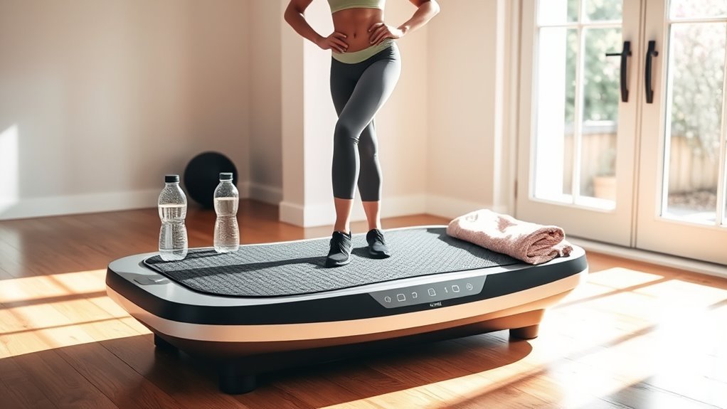 frequency of vibration plate sessions