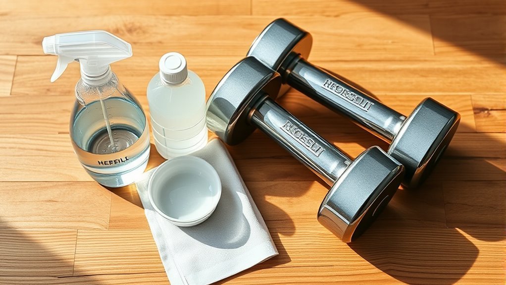 gather cleaning supplies efficiently