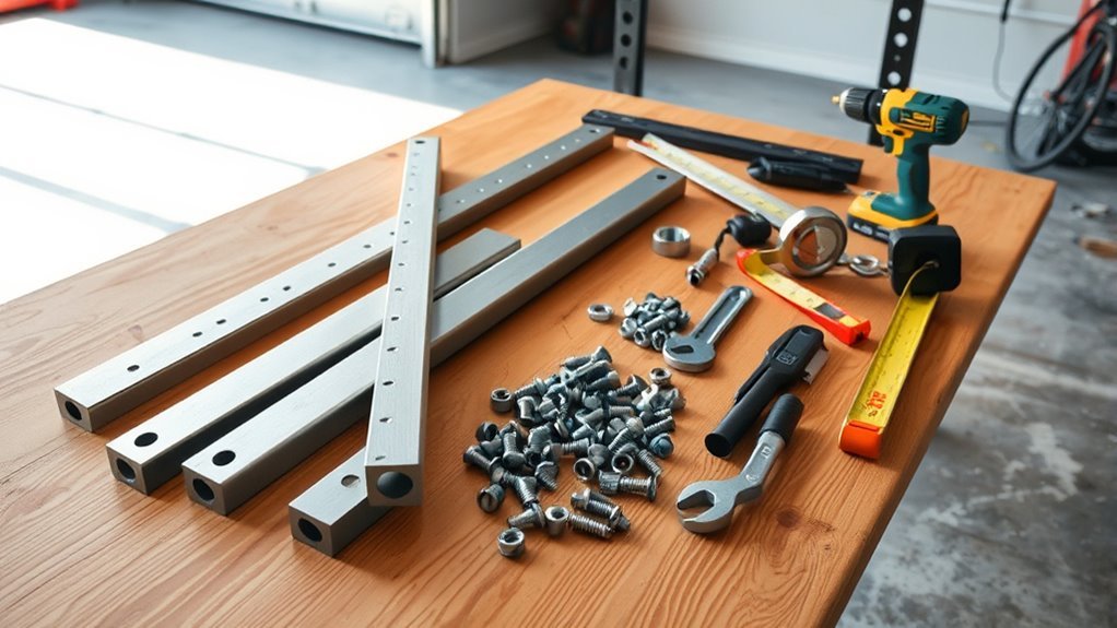 gather sturdy materials tools