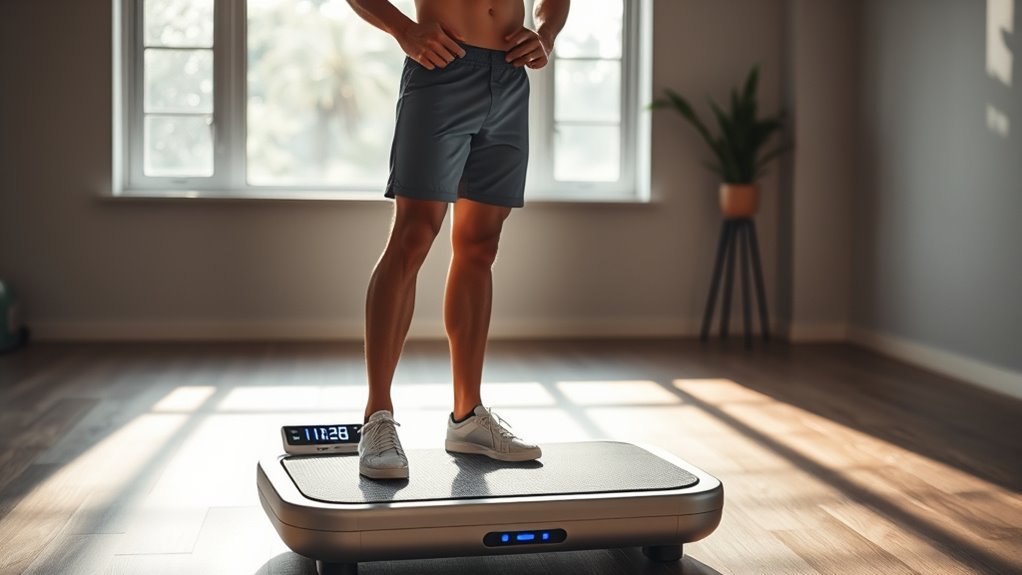 gradually increase vibration sessions
