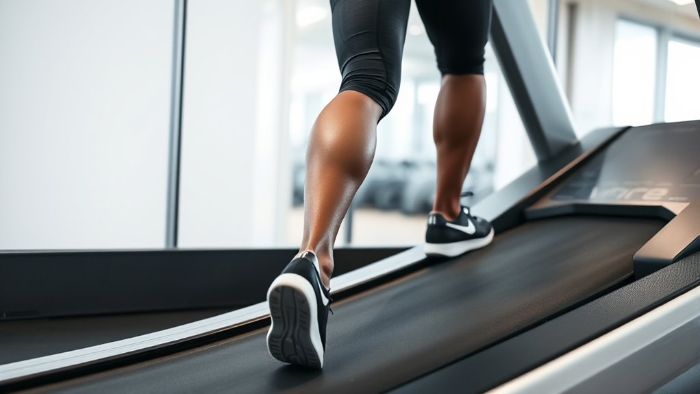 incline walking activates glutes