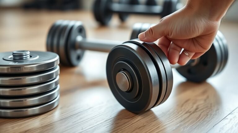 increase dumbbell weight gradually
