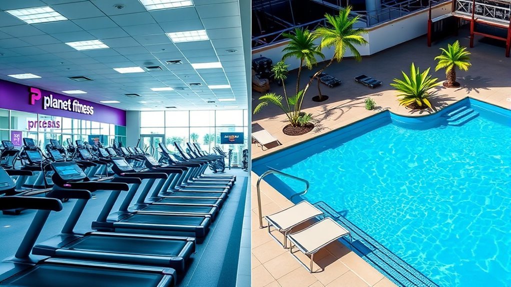 limited pool amenities offered