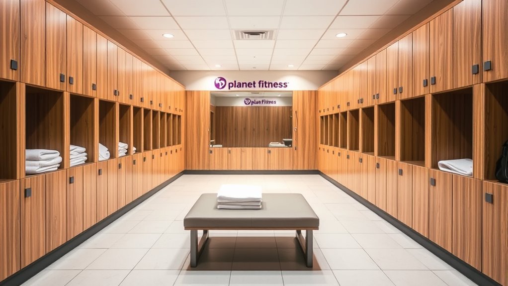 locker rooms availability and usage