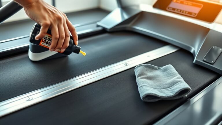 lubricate treadmill motor belt