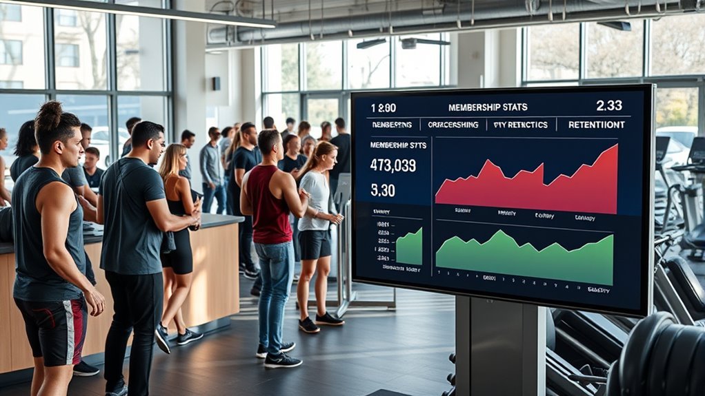 monitor member retention trends