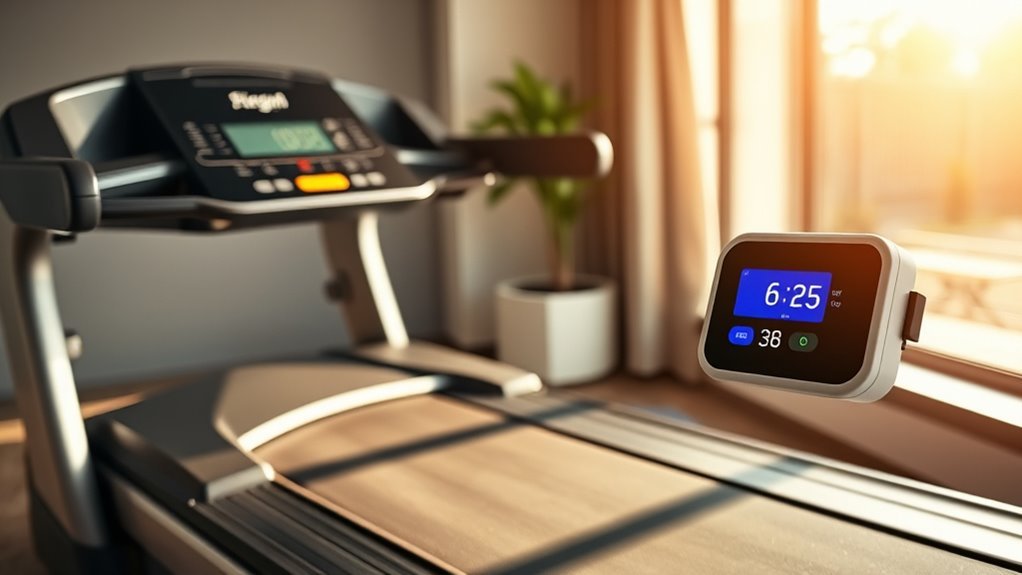 motor powers treadmill functions