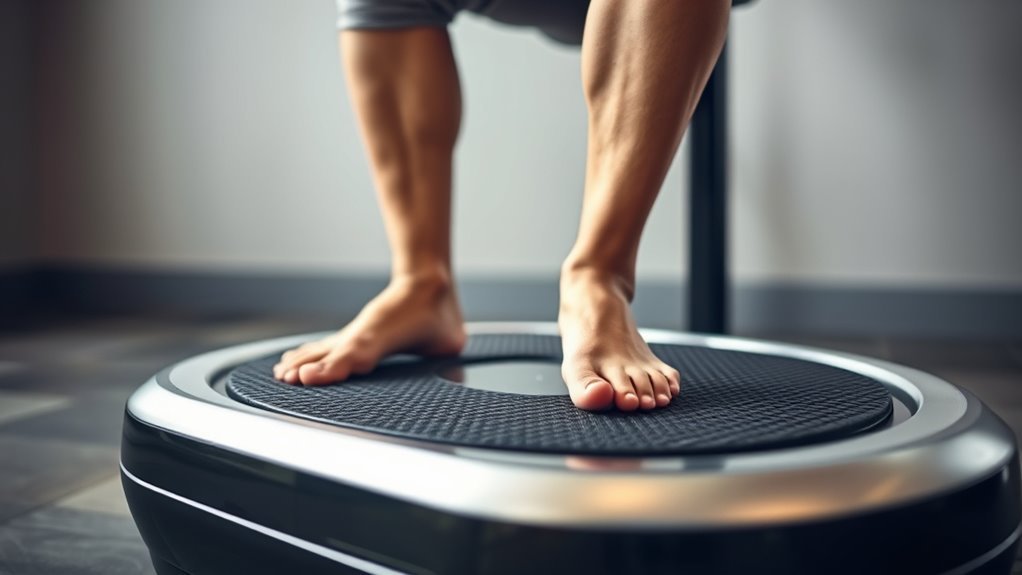 muscle stimulation through vibrations