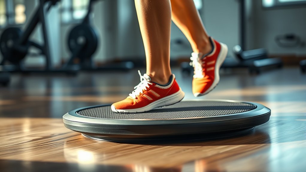 muscle stimulation through vibrations
