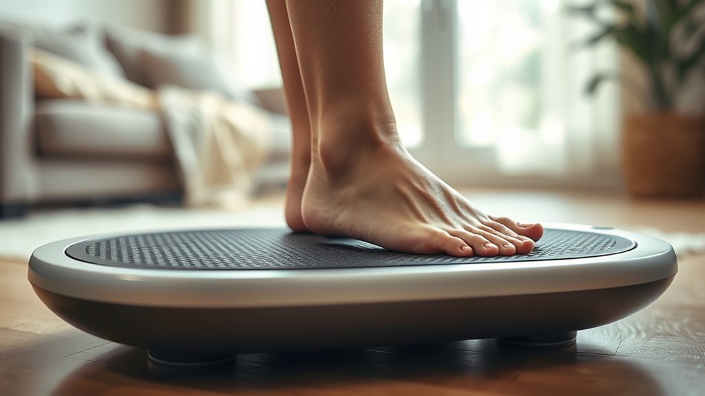 muscle stimulation through vibrations