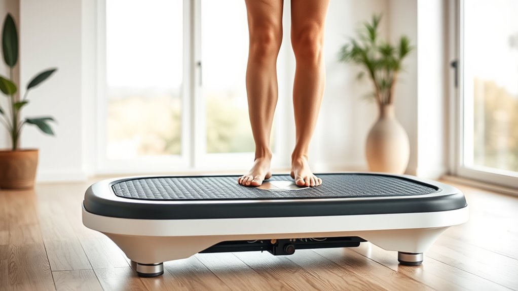 muscle stimulation via vibrations