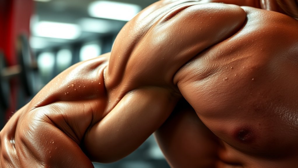 muscle swelling from blood flow