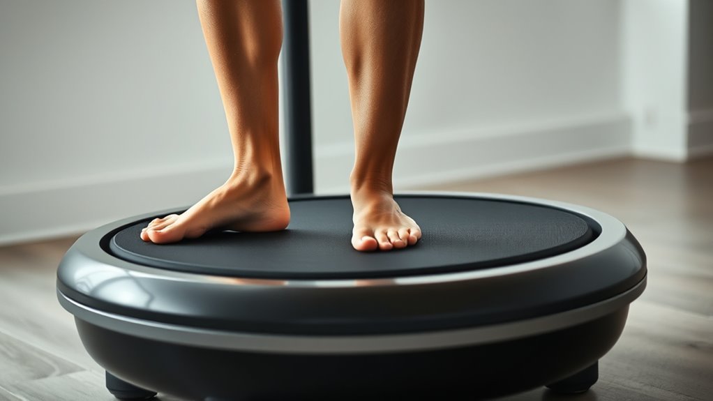 muscles contract with vibrations