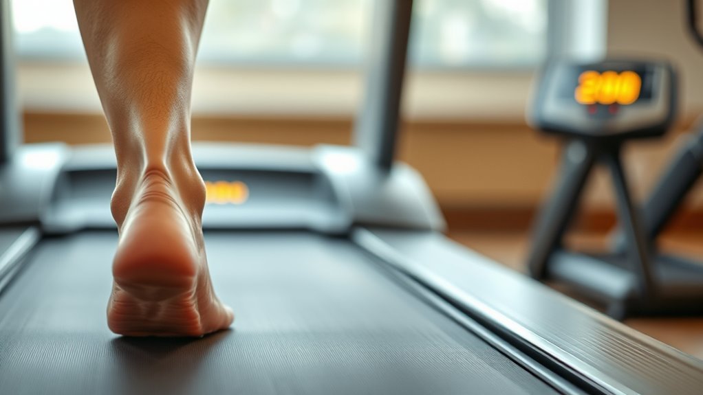 optimize treadmill walking settings