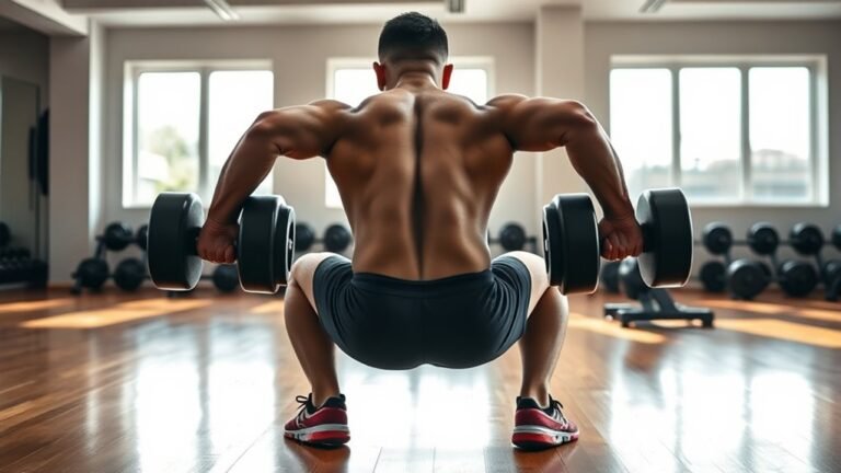 proper dumbbell squat technique
