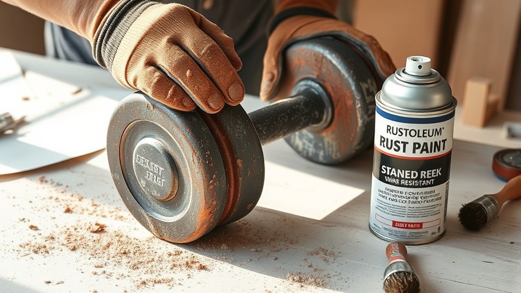 remove rust and old paint