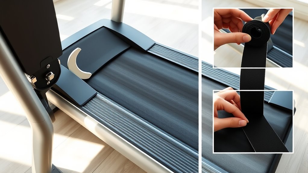 replace treadmill belt easily
