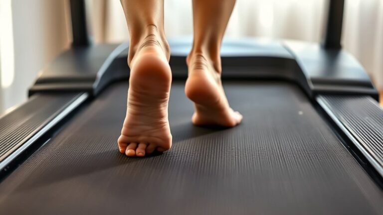 safe barefoot treadmill walking