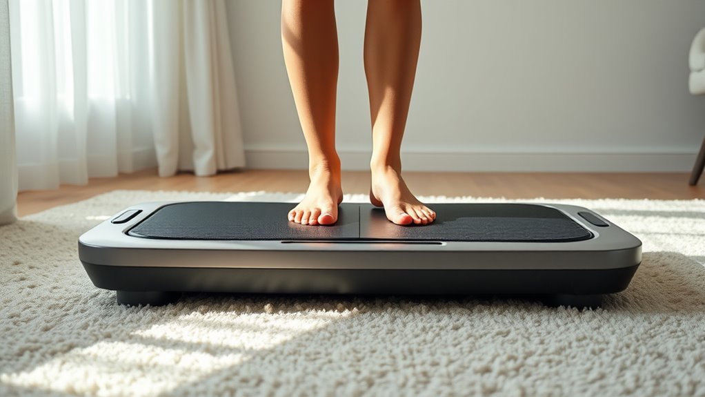 safe carpet vibration plate use