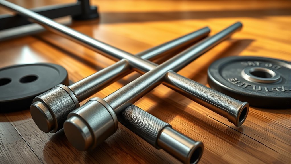 standard bench bar weights