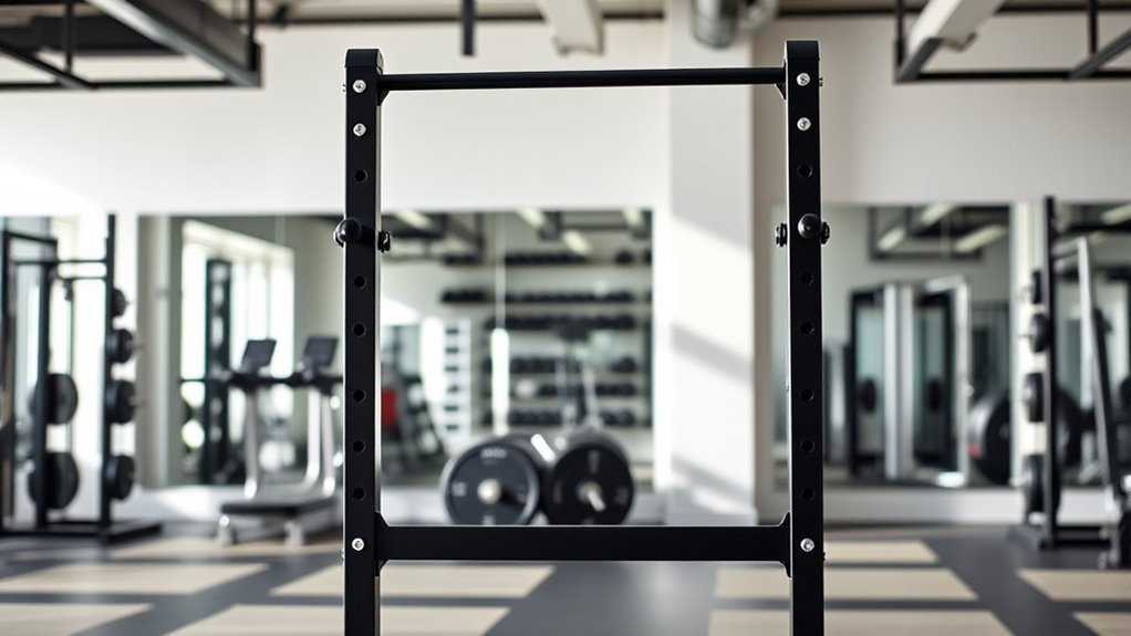 standard squat rack heights