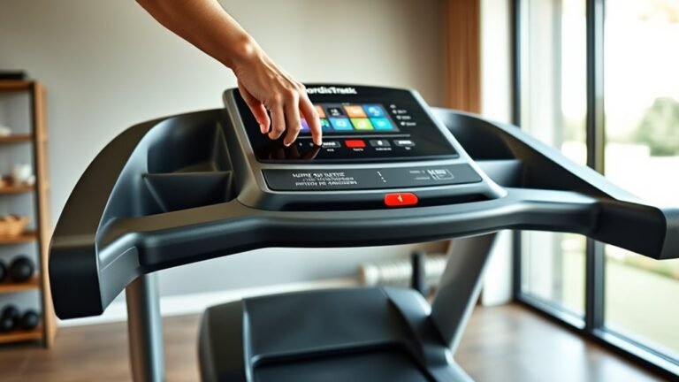turn on treadmill step by step