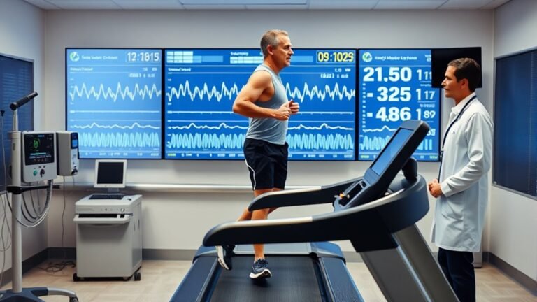 typical treadmill stress duration