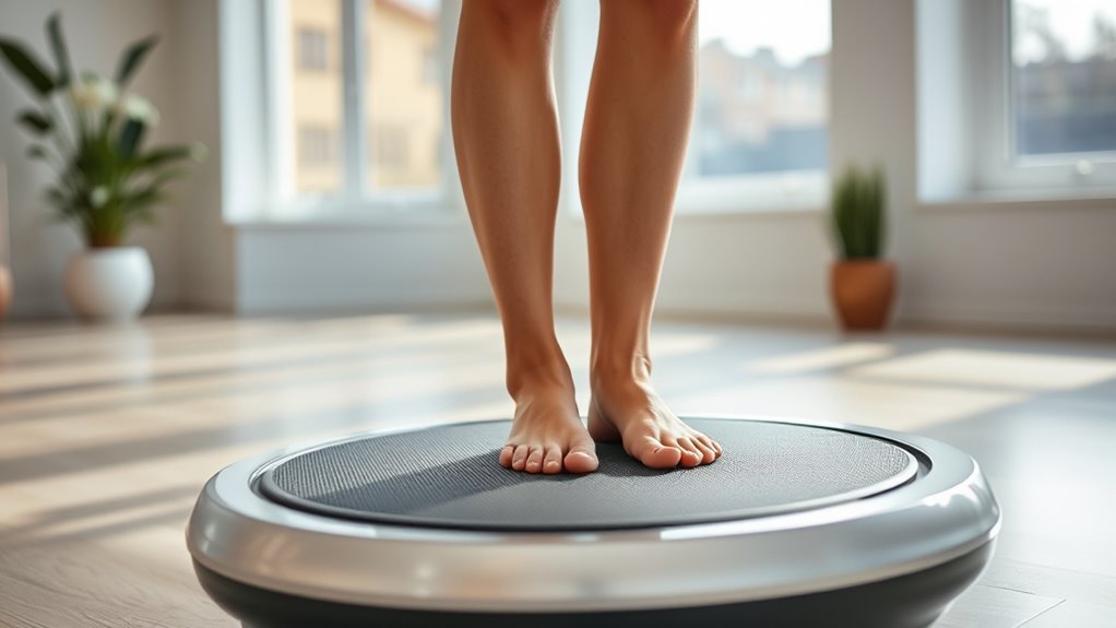 vibration stimulates muscle activity
