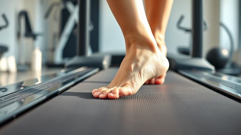 walk safely barefoot treadmill